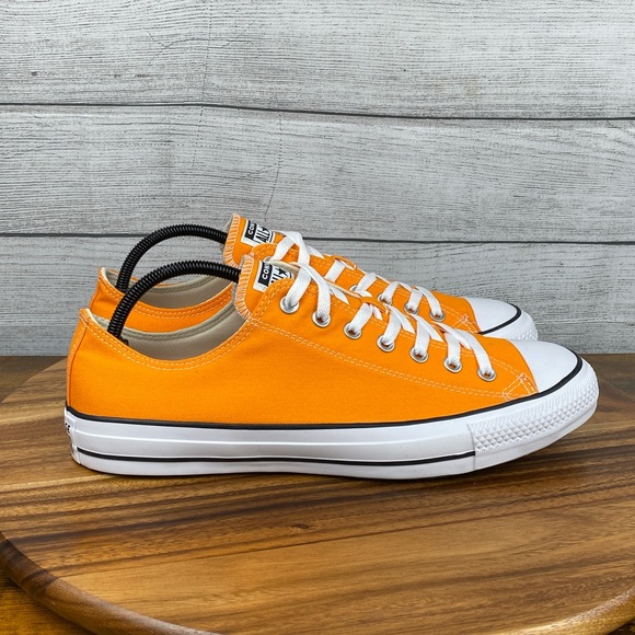 Converse Chuck Taylor All Star Seasonal Orange Low Top Shoe 164937F Mens Size 13 - Picture 4 of 11